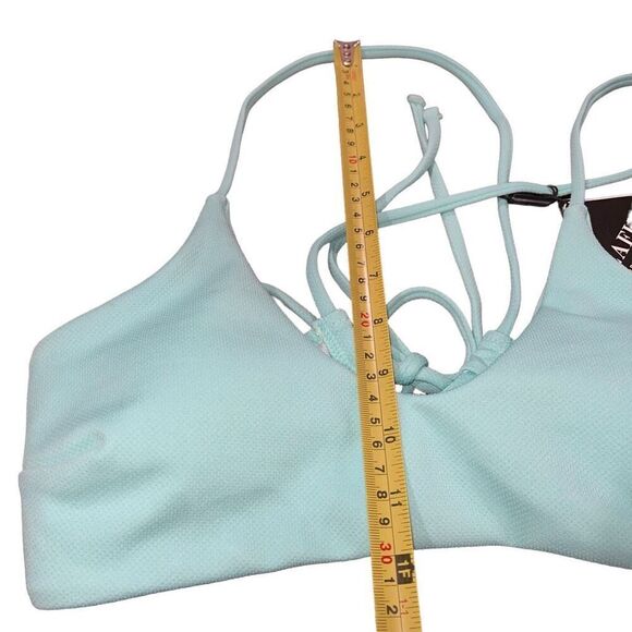New Zaful Light Teal / Mint Green Bikini Top - Size M - Picture 6 of 6